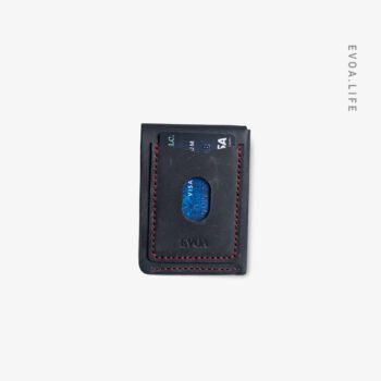 Bold style meets ultra-secure utility. Our Handmade Vertical Snap Wallet pairs rich Deep Ocean Blue Color leather with a striking crimson red hand-stitch in a sleek, non-bulky design. Secure Snaps: Heavy-duty metallic fasteners keep essentials locked down. Unique Cut: Modern asymmetrical flap design. Indestructible: 100% hand-saddle stitched with premium waxed thread. Smart Storage: 2 card slots + 1 cash pocket.
