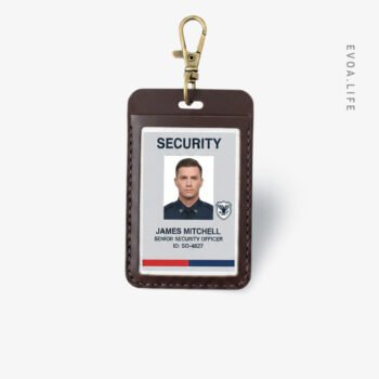 Elevate your professional everyday carry with the ultimate premium leather ID card holder. Designed to pair flawlessly with your favorite lanyard, this isn't just a basic office accessory—it's a sophisticated upgrade to your daily routine. Say goodbye to foggy, flimsy plastic. Our thoughtfully designed front display window provides crystal-clear visibility, showcasing your work badge beautifully while ensuring seamless, effortless scanning at security checkpoints and office entryways. Beyond simply holding your identification, we’ve integrated a discreet, snug-fitting pocket on the back tailored for true minimalist convenience. Safely stash your go-to credit cards, a transit pass, or a few business cards, allowing you to leave your bulky wallet at home during the workday. Your most important items are kept perfectly secure, right at your fingertips. Crafted from rich, high-quality leather, this holder offers both exceptional durability and an elegant aesthetic that will only look better with time. Stop settling for mass-produced plastic sleeves—treat yourself to the luxurious craftsmanship and professional style you truly deserve. Why You'll Love It: Premium Leather Craftsmanship: Highly durable, soft to the touch, and designed to age beautifully. Crystal-Clear ID Window: Displays your credentials flawlessly for easy viewing and quick scanning. Secure Rear Pocket: Perfectly sized to grip 1-2 essential cards or folded cash without adding bulk. Lanyard-Ready Design: Engineered to hang perfectly flat and securely on your lanyard of choice.